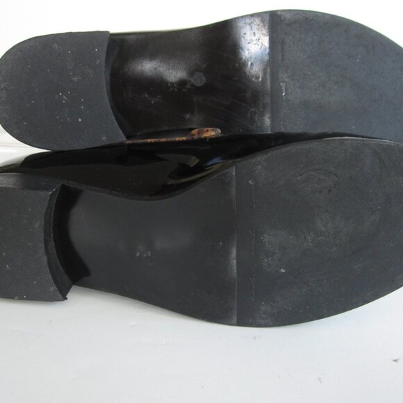 Girotti Handmade Slip-On Shoes Black Patent Leather Opera Pumps Mens Size 39 main image 3